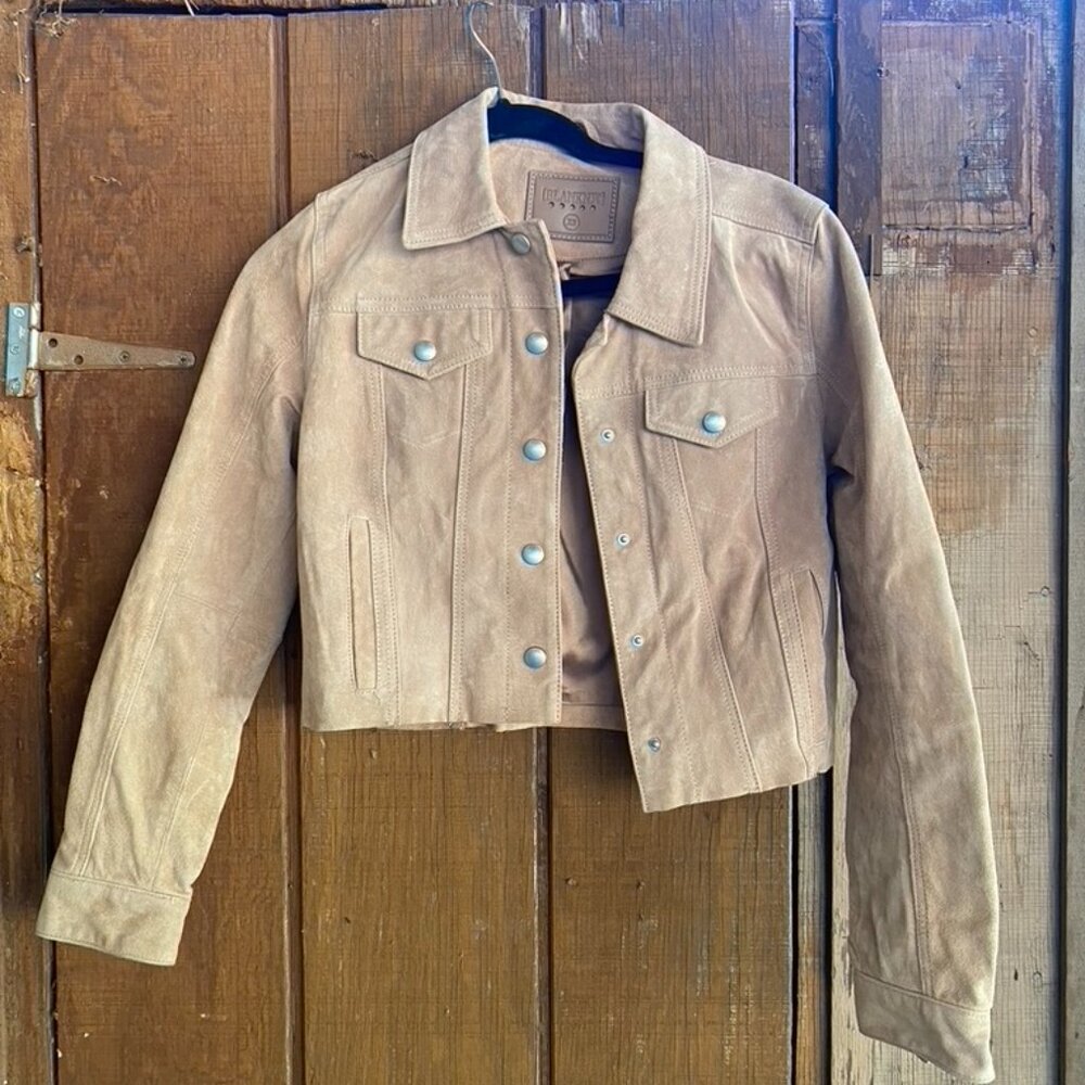 Blank NYC Tan Leather Jacket